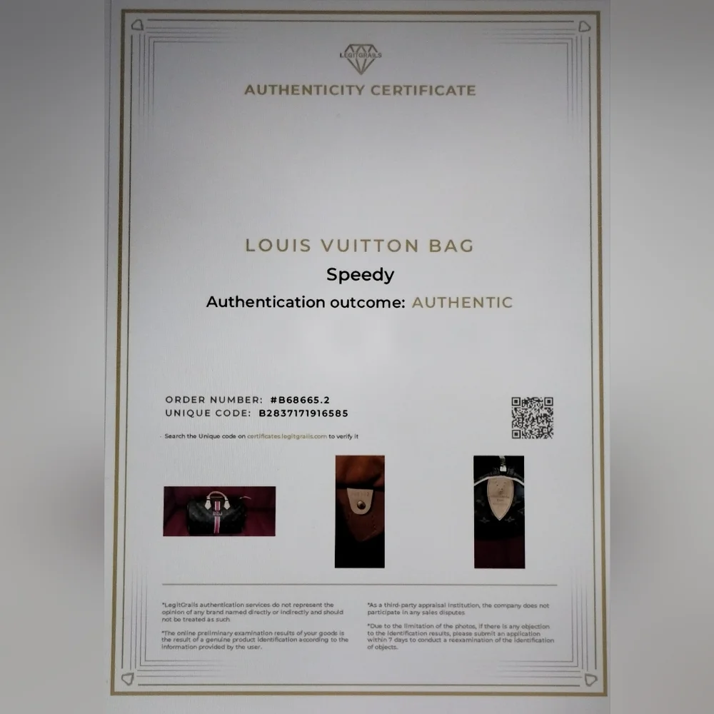 Classic Louis Vuitton Brown and Gold Monogram Speedy 35 Bag - Picture 14 of 14